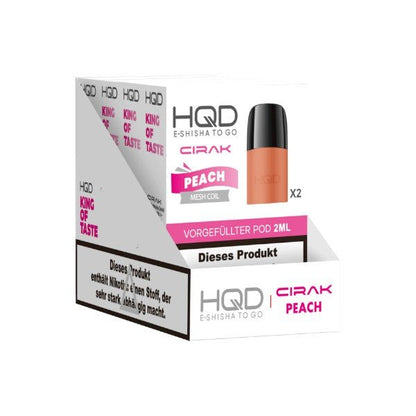 HQD Cirak - Prefilled Pod Peach - PodBox24