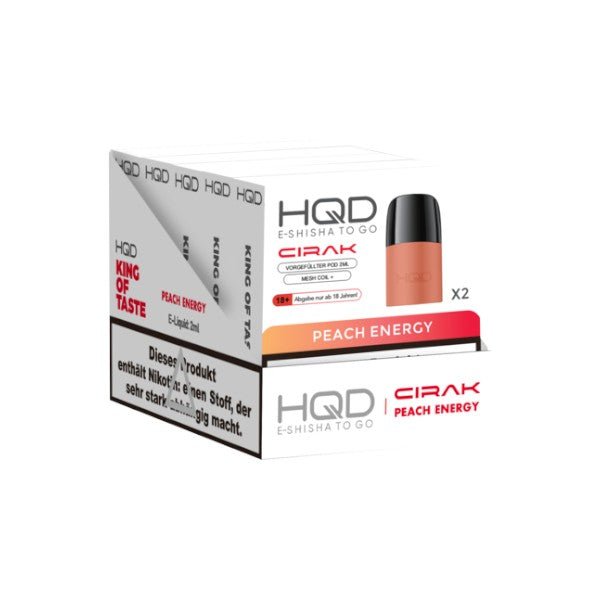 HQD Cirak - Prefilled Pod Peach Energy - PodBox24