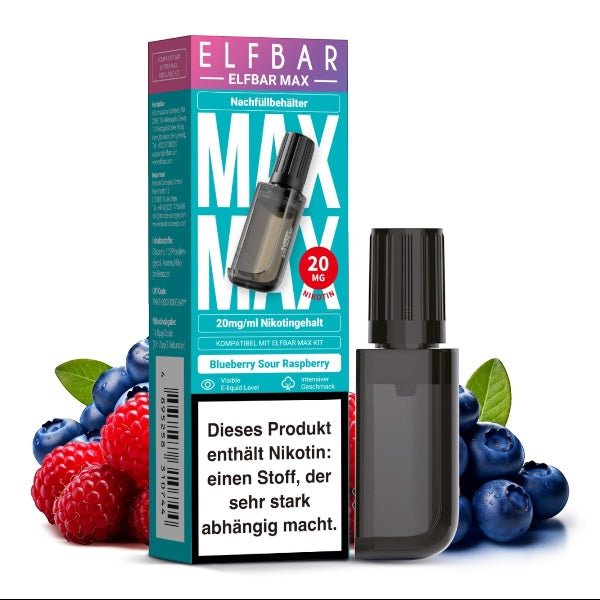 ELF BAR MAX Blueberry Sour Raspberry - PodBox24