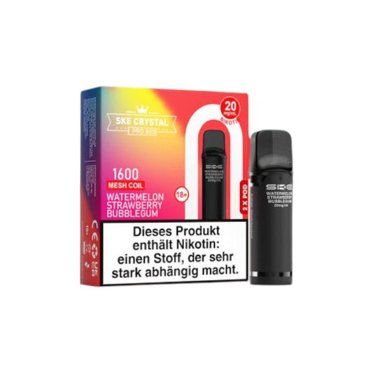 SKE - Crystal 800 Pro Watermelon Strawberry Bubblegum - PodBox24
