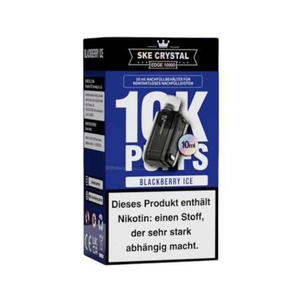 SKE - Crystal Edge 10000 Blackberry Ice - 10ml Pod - PodBox24