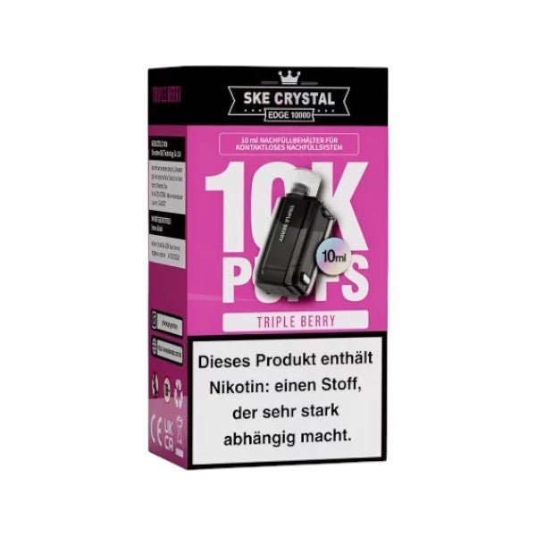 SKE - Crystal Edge 10000 Triple Berry - 10ml Pod - PodBox24