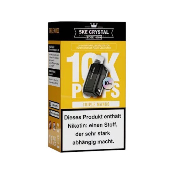 SKE - Crystal Edge 10000 Triple Mango - 10ml Pod - PodBox24