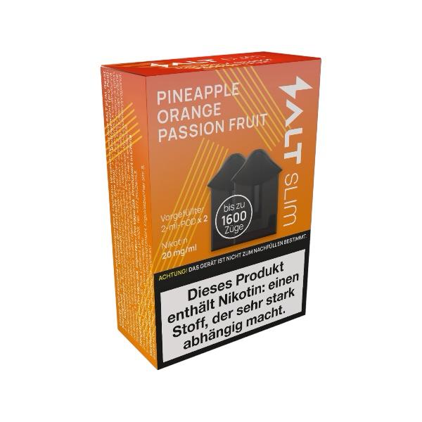SALT Slim Pod Pineapple Orange Passion Fruit - PodBox24