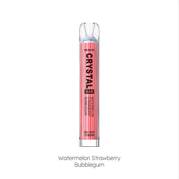 SKE Crystal Bar 600 Watermelon Strawberry Bubblegum - PodBox24