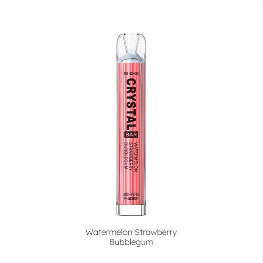 SKE Crystal Bar 600 Watermelon Strawberry Bubblegum - PodBox24