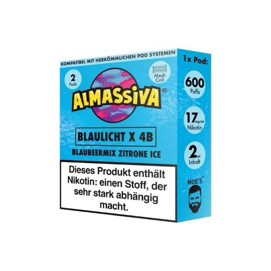 Al Massiva - Prefilled Pod Blaulicht X 4B - PodBox24