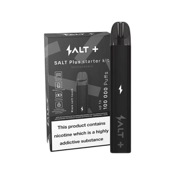 SALT Plus Akku Black Soft Touch - PodBox24