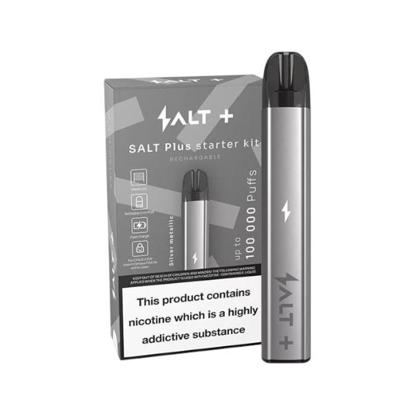 SALT Plus Akku Silver Metallic - PodBox24
