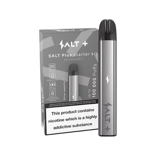 SALT Plus Akku Silver Metallic - PodBox24