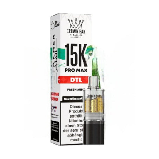 AL Fakher - Pro Max 15K Pod 10ml – Fresh Mint – DTL - PodBox24