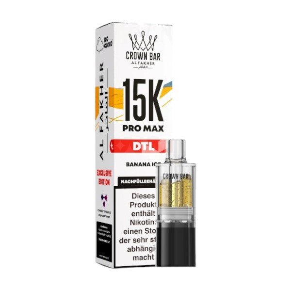 AL Fakher - Pro Max 15K Pod 10ml – Banana Ice – DTL - PodBox24