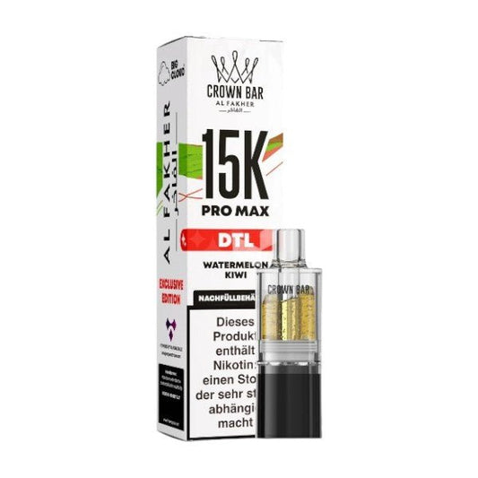 AL Fakher - Pro Max 15K Pod 10ml – Watermelon Kiwi – DTL - PodBox24
