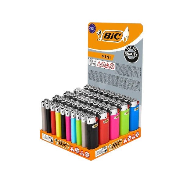 BIC® Einwegfeuerzeug 50er - Display Mini J5 - PodBox24