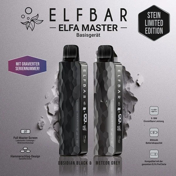 Elf Bar - Elfa Master Limited Edition Obsidian Black - PodBox24