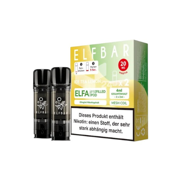 Elfbar Elfa - Prefilled Pod - Ice Tea Lemon *NEU*