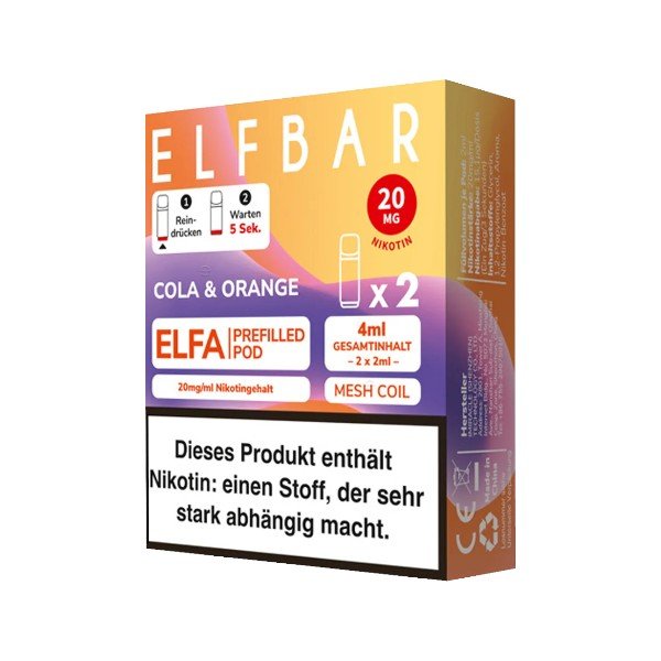 ELFBAR - ELFA Pod Cola & Orange - PodBox24
