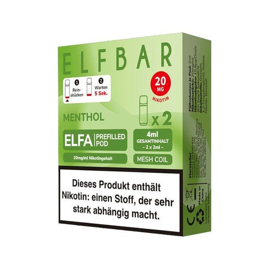 ELFBAR - ELFA Pod Menthol - PodBox24