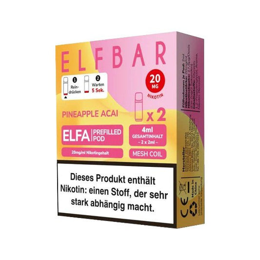 ELFBAR - ELFA Pod Pineapple Acai - PodBox24