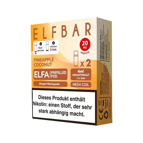 ELFBAR - ELFA Pod Pineapple Coconut - PodBox24