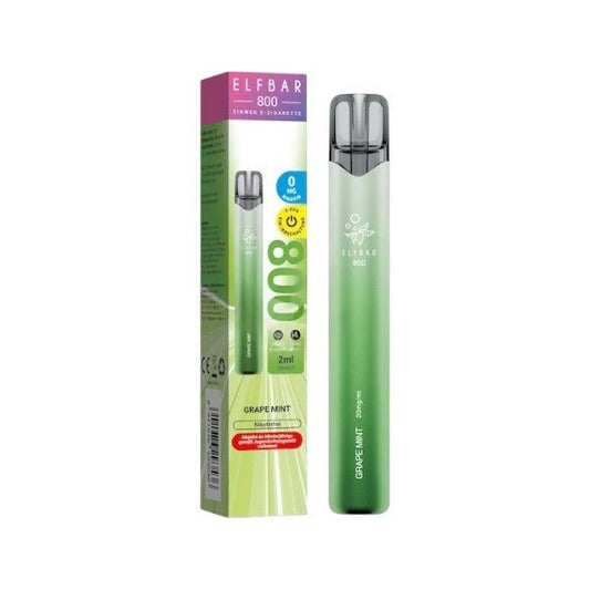 Elfbar 800 - (ohne Nikotin) Grape Mint - PodBox24