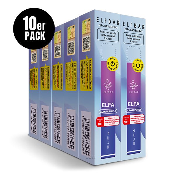 ELFA Akkuträger 500mAh Aurora - Lila - PodBox24