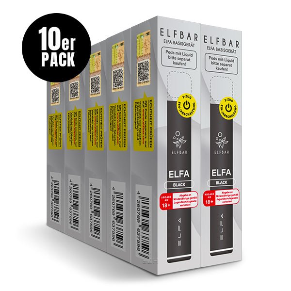 ELFA Akkuträger 500mAh Schwarz - PodBox24