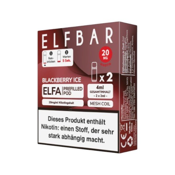 ELFBAR - ELFA Pod Blackberry Ice - PodBox24