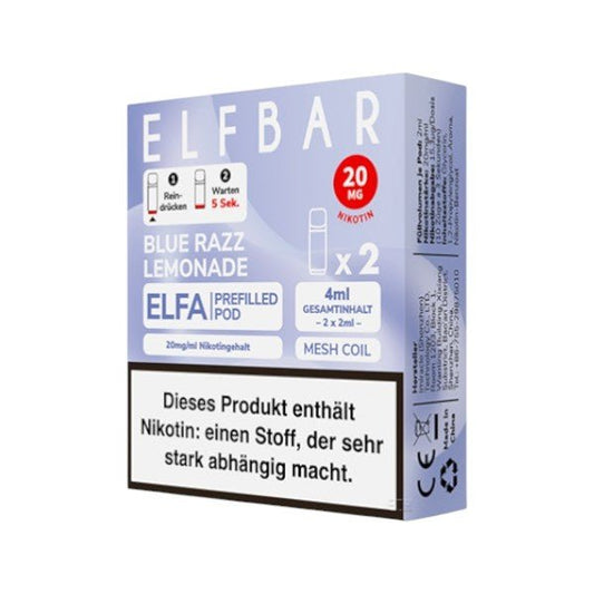 ELFBAR - ELFA Pod Blue Razz Lemonade - PodBox24