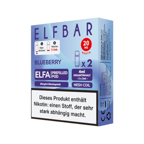 ELFBAR - ELFA Pod Blueberry - PodBox24
