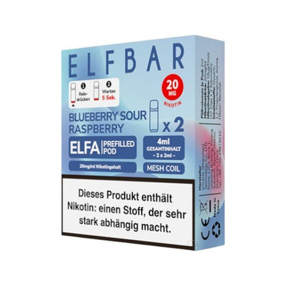ELFBAR - ELFA Pod Blue Sour Raspberry - PodBox24