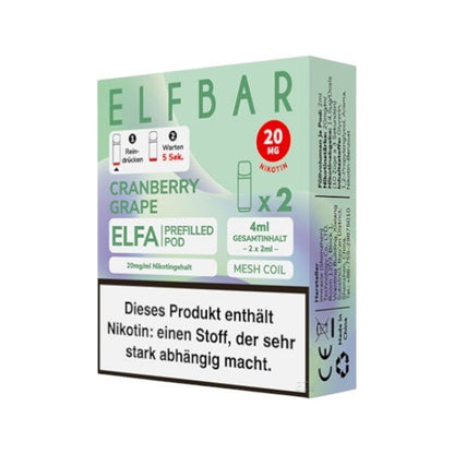ELFBAR - ELFA Pod Cranberry Grape - PodBox24