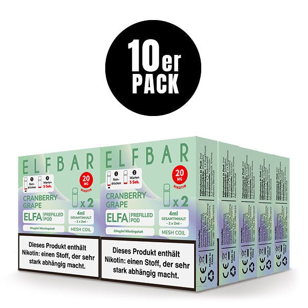 ELFBAR - ELFA Pod Cranberry Grape - PodBox24
