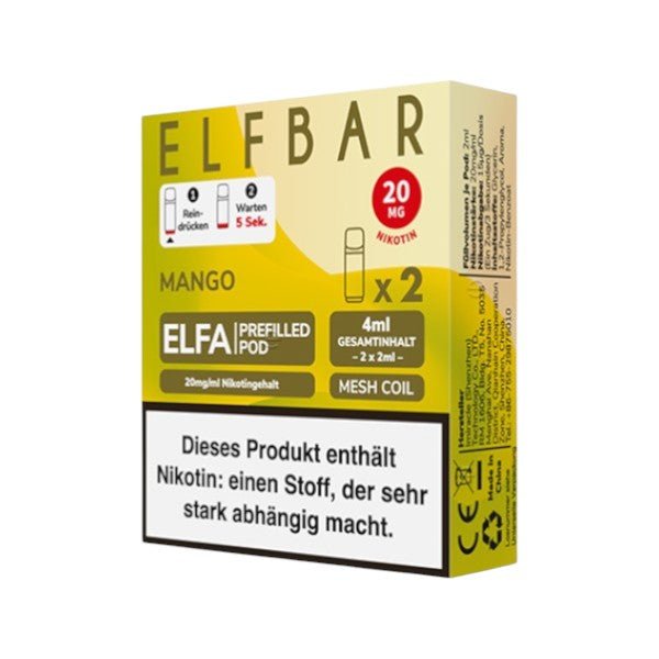 ELFBAR - ELFA Pod Mango - PodBox24
