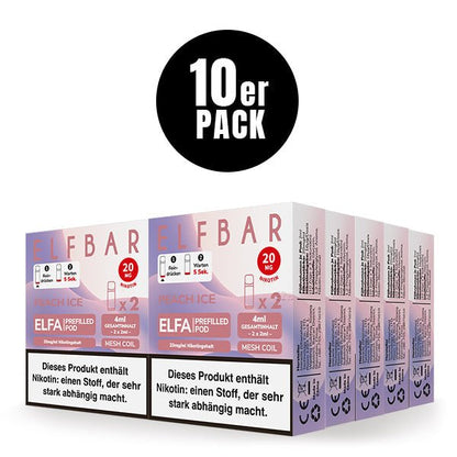 ELFBAR - ELFA Pod Juicy Peach Ice - PodBox24