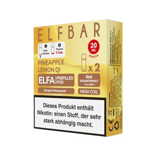 ELFBAR - ELFA Pod Pineapple Lemon QI - PodBox24