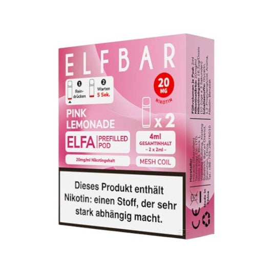 ELFBAR - ELFA Pod Pink Lemonade - PodBox24