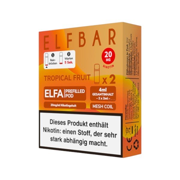 ELFBAR - ELFA Pod Tropical Fruit - PodBox24