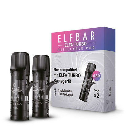 Elf Bar - Refill Pods(Leerpod) Refillable Pods 0,8 Ohm (Turbo) - PodBox24