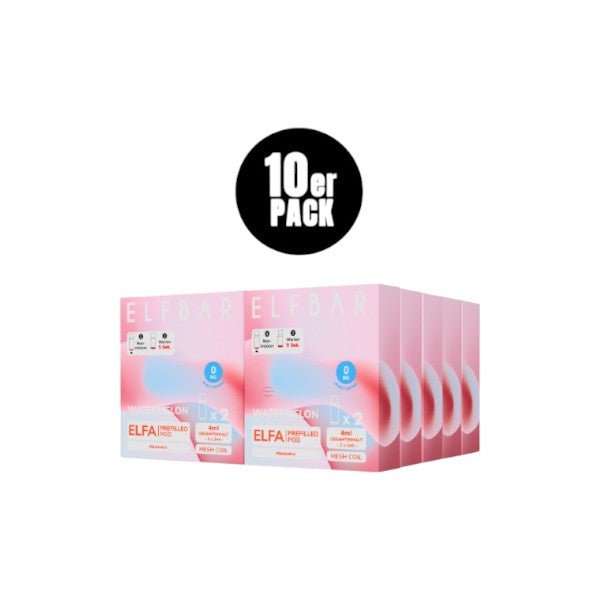 Elf Bar Elfa - (ohne Nikotin) Prefilled Pod Watermelon 0mg - PodBox24