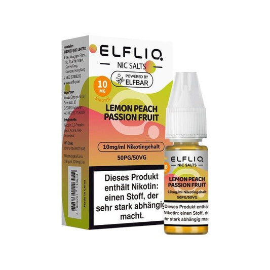 ELF BAR - Elfliq Lemon Peach Passionfruit *NEU* - PodBox24