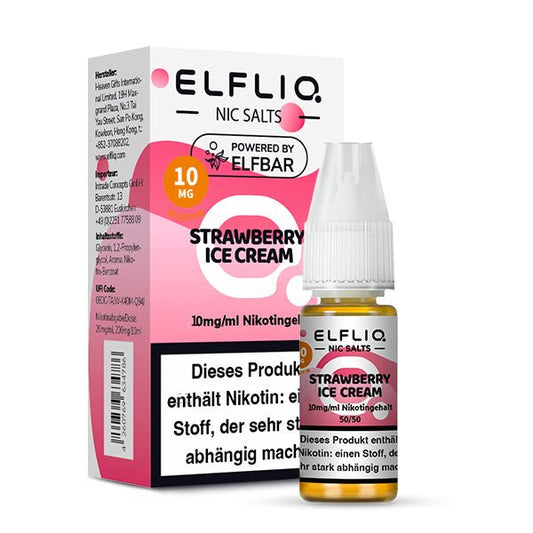 ELF BAR - Elfliq Strawberry Ice Cream - PodBox24