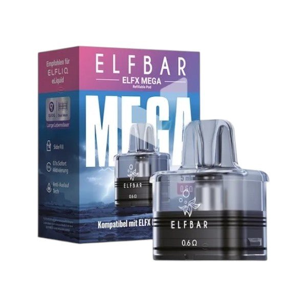 Elfbar - ELFX MEGA 5ml Pod 0,6 Ω - PodBox24