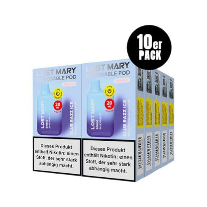 Lost Mary BM600 Blue Razz Ice - PodBox24