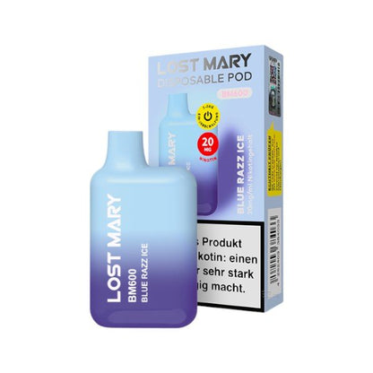 Lost Mary BM600 Blue Razz Ice - PodBox24