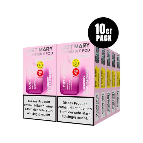 Lost Mary BM600 Blueberry Sour Raspberry - PodBox24