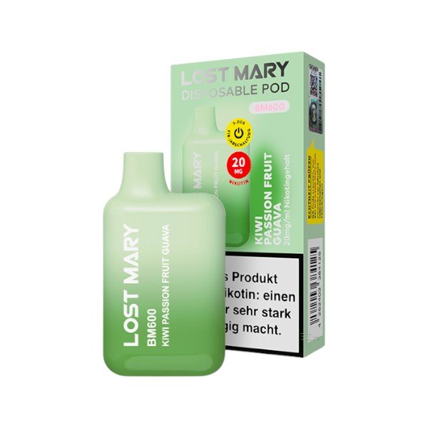Lost Mary BM600 Kiwi Passionfruit Guava - PodBox24