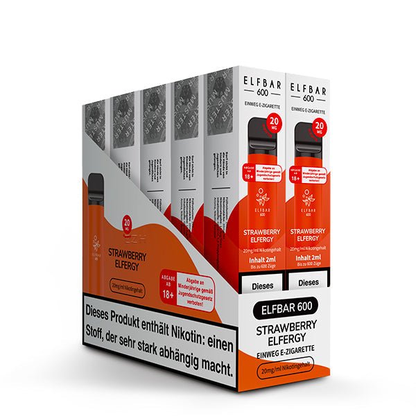 ELFBAR 600 Elfergy Strawberry - 20mg - PodBox24