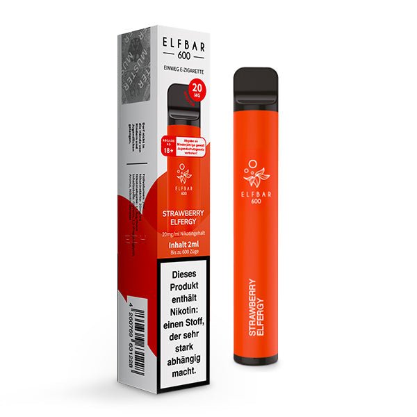 ELFBAR 600 Elfergy Strawberry - 20mg - PodBox24