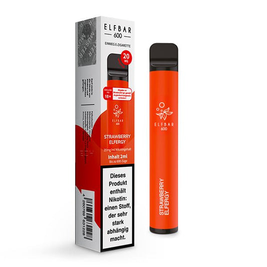 ELFBAR 600 Elfergy Strawberry - 20mg - PodBox24
